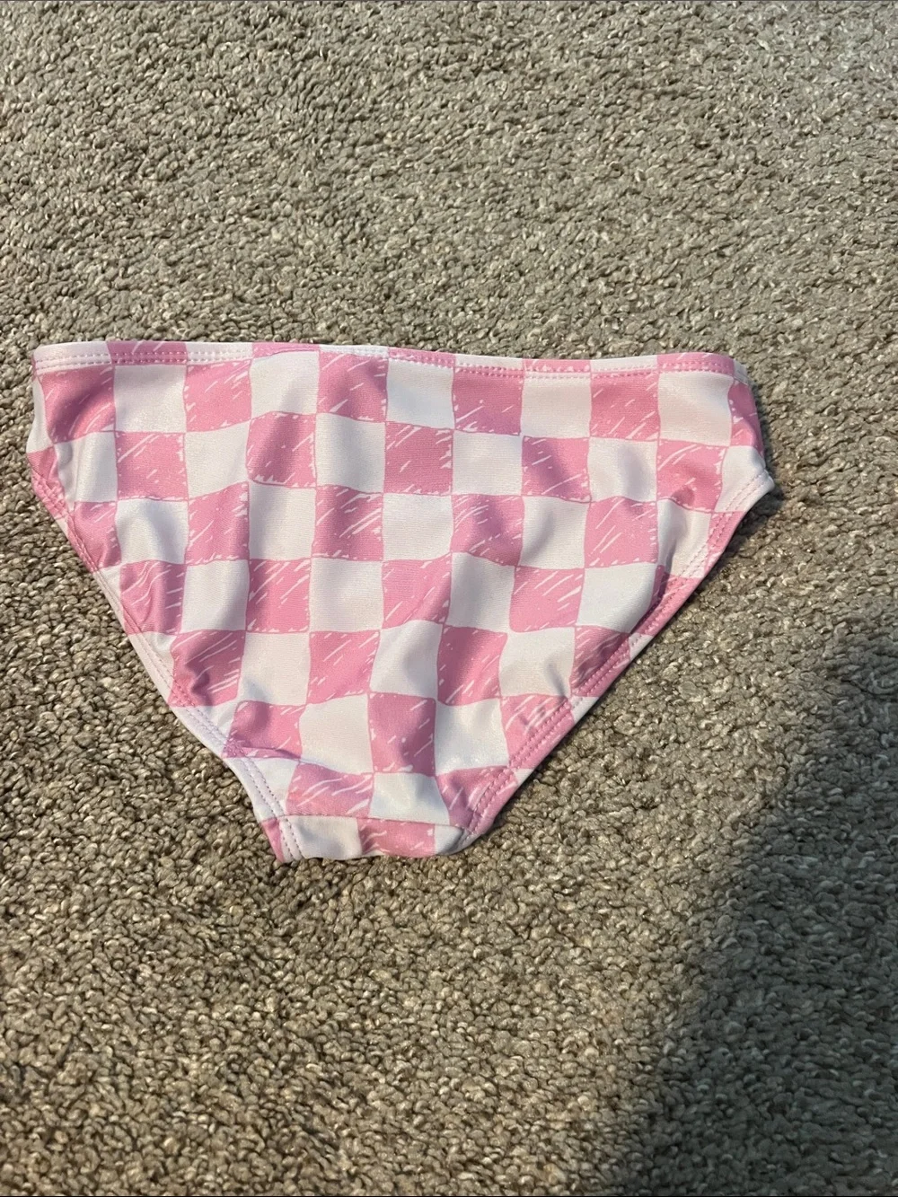 GAP Pink and White Checker Two-Piece Tankini
